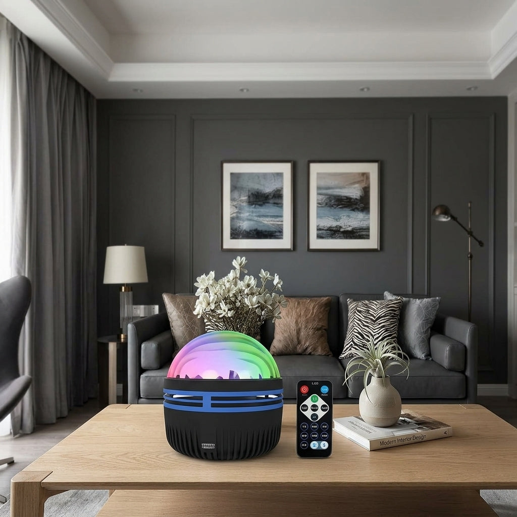 Wave Projector with Aurora Light Effects
